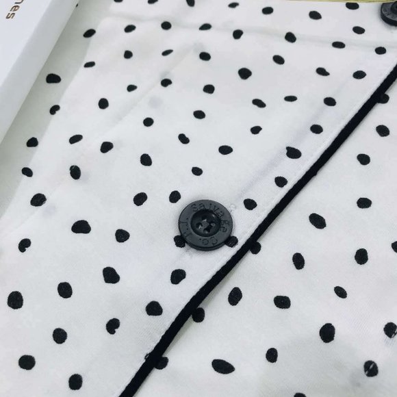 SOLD P.J. Salvage Polka Dot Modal Knit Pajamas - Picture 8 of 13